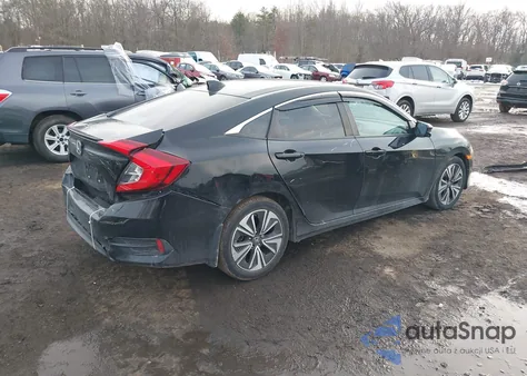 2016 Honda Civic Ex-L from USA, damaged, VIN 2HGFC1F77GH638281